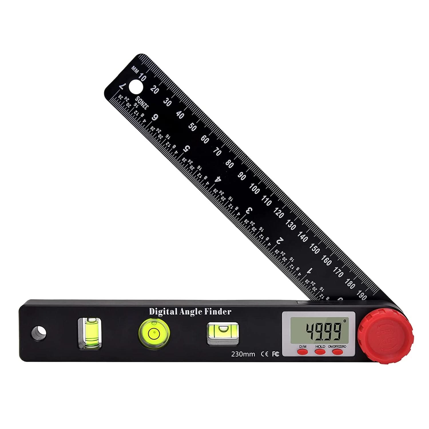 7-Inch Digital Angle Finder Protractor Ruler