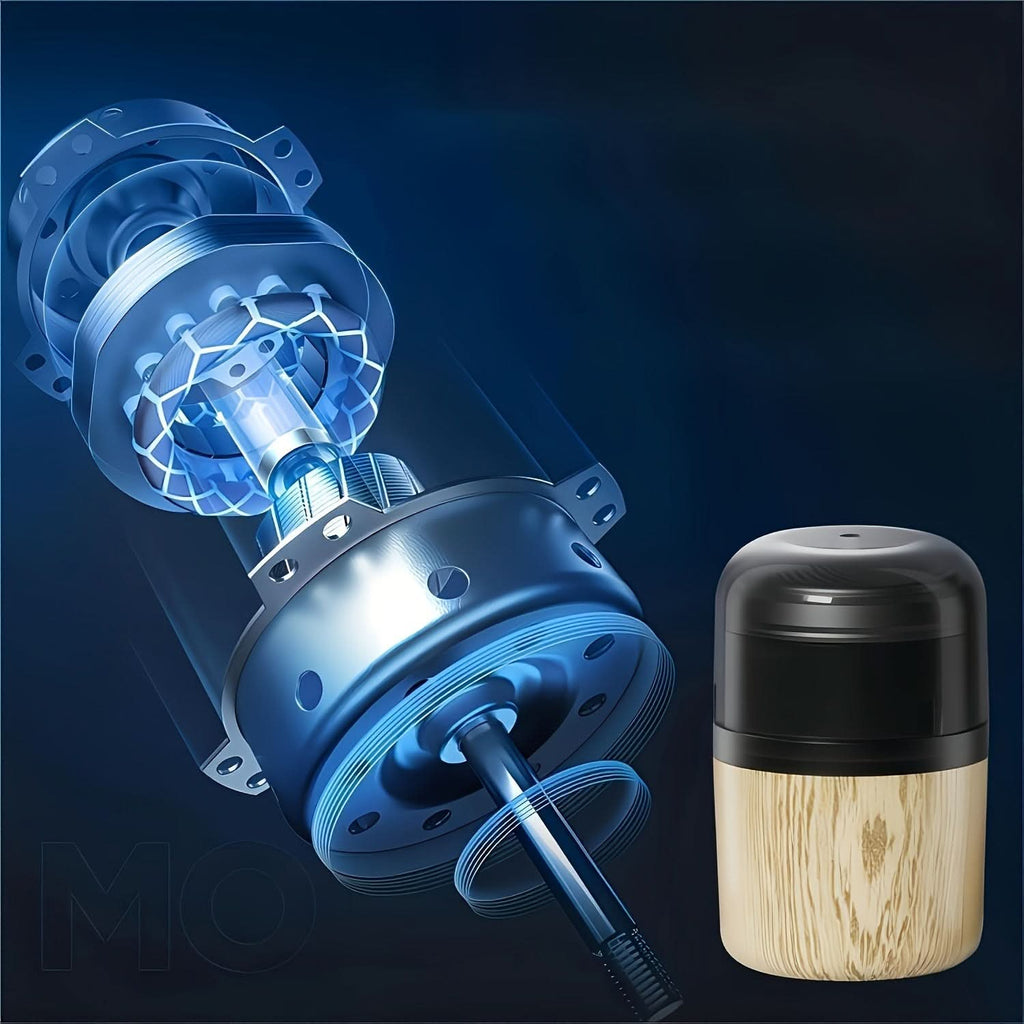 Washable Wood Grain Beard Shaver – Mini Electric Shaver
