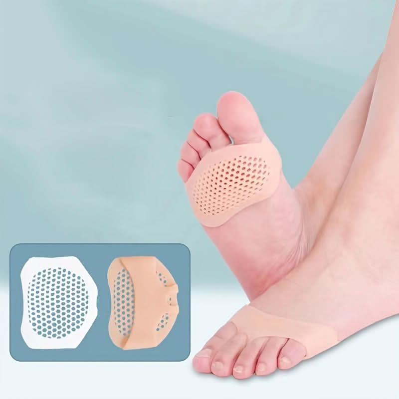 Breathable Honeycomb Forefoot Pads – Cushioned Half Insoles