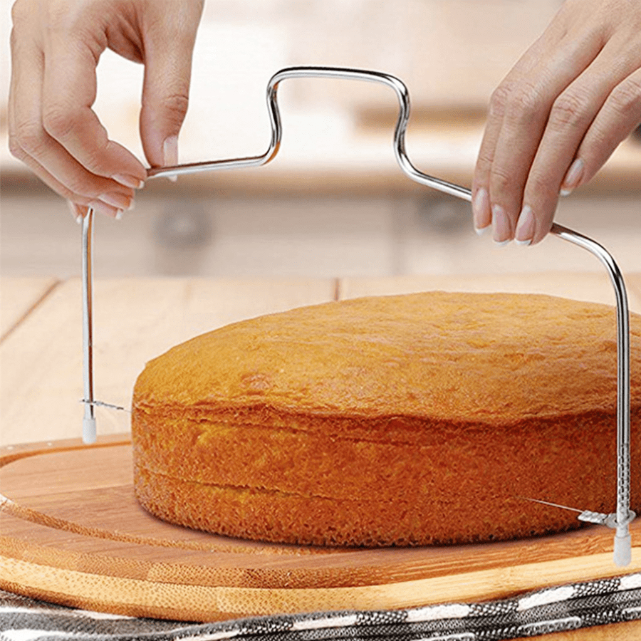 Adjustable Cake Leveler - Precision Layer Slicer with Wire Cutter