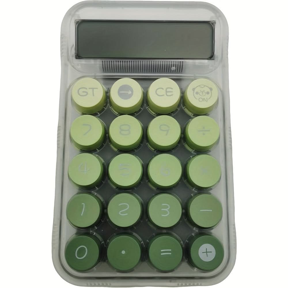 Chic Gradient 10-Digit Desktop Calculator – LED Screen