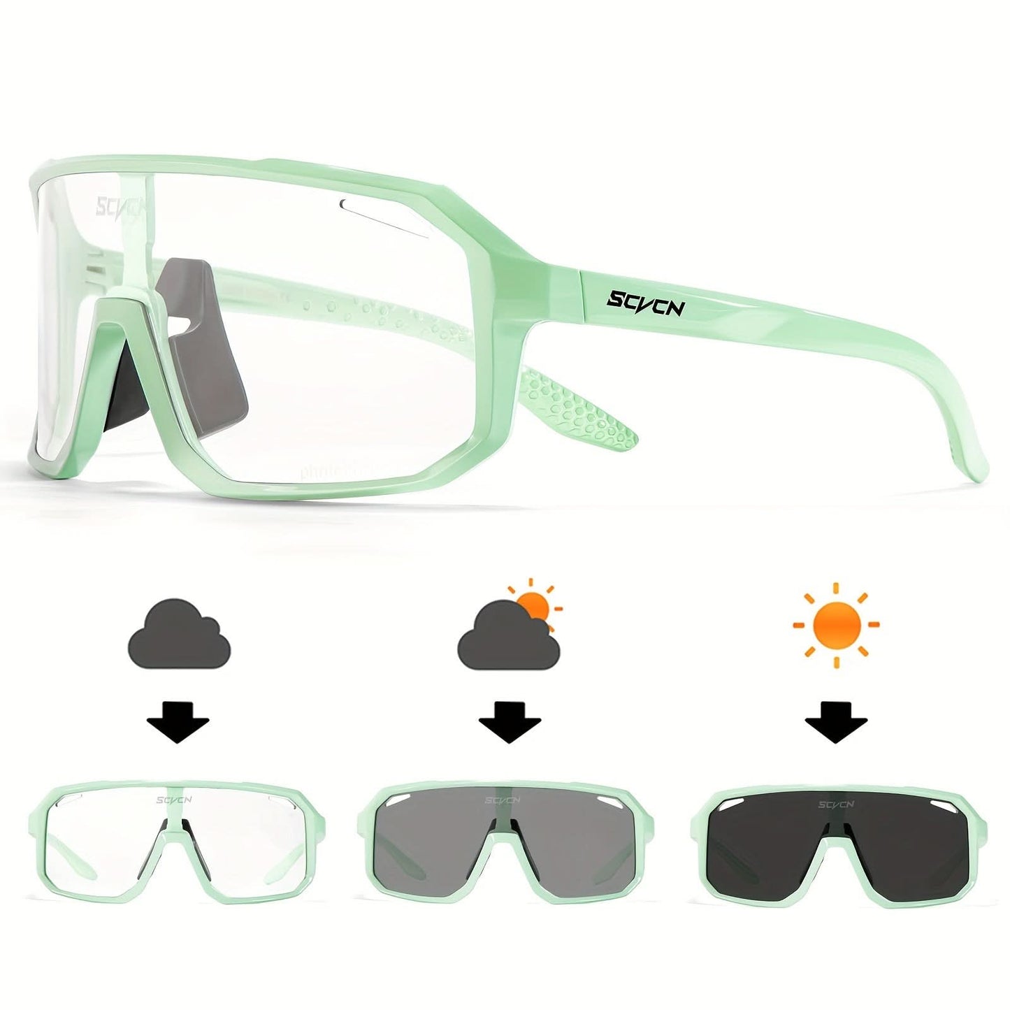 Classic Racing Cycling Glasses – Photochromic Outdoor Eyewear