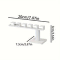 Wall-Mounted Hat Organizer Rack with 6 Hooks
