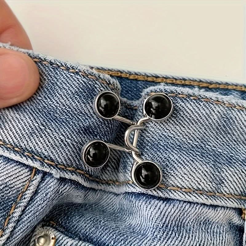 4 Sets Adjustable Waist Extenders for Jeans