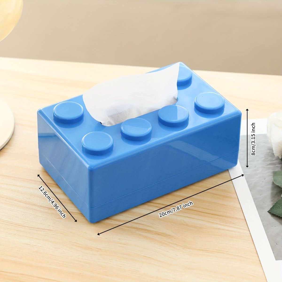 Decorative Wall-Mounted Tissue Box Holder