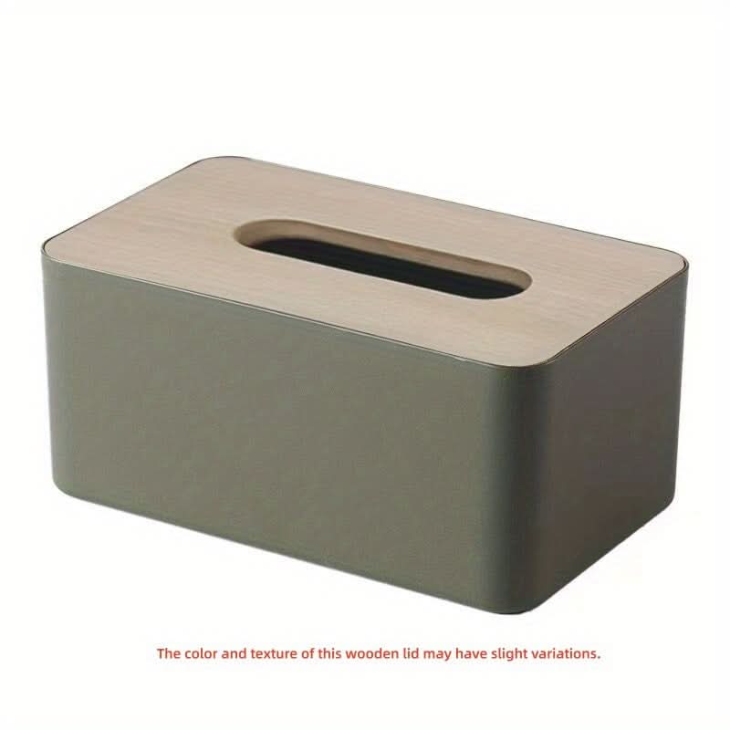 Wooden Tissue Box Holder for Home & Office