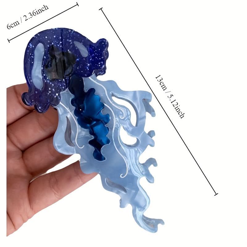 Ocean-Inspired Jellyfish Shark Hair Claw