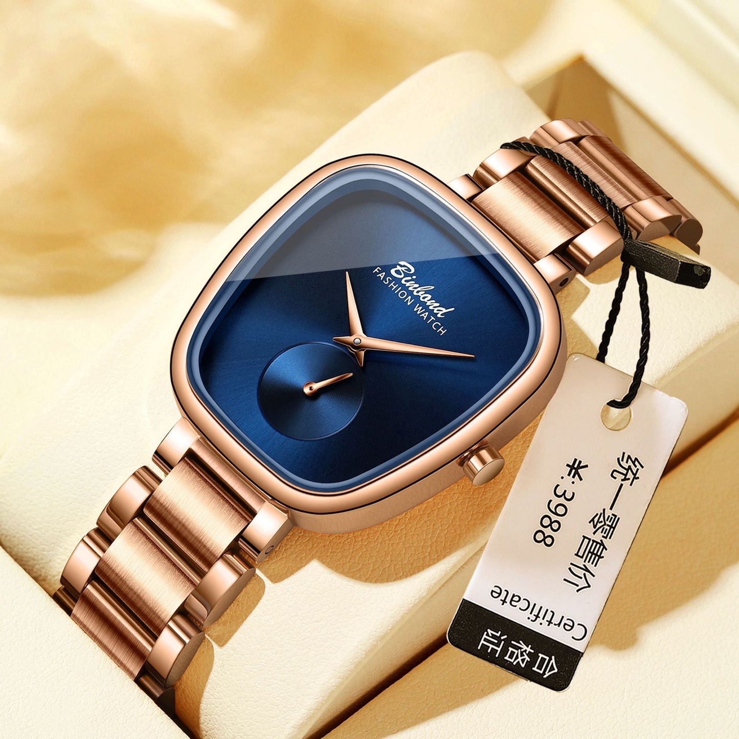 Binbond Waterproof Stainless Steel Quartz Watch for women & Girls
