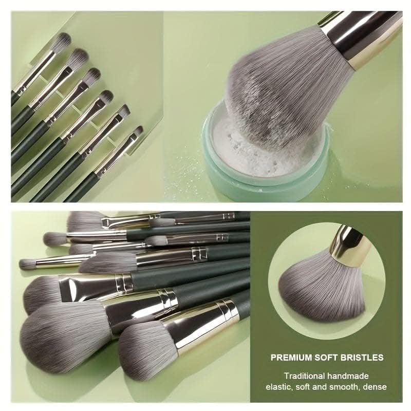 Luxurious 14pc Makeup Brush Set