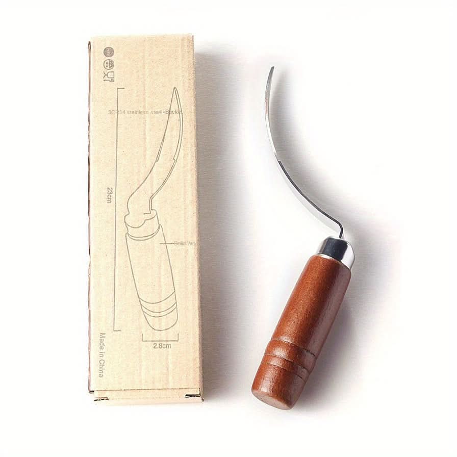 Stainless Steel Coconut Meat Removal Knife – Coconut Opener & Scraper