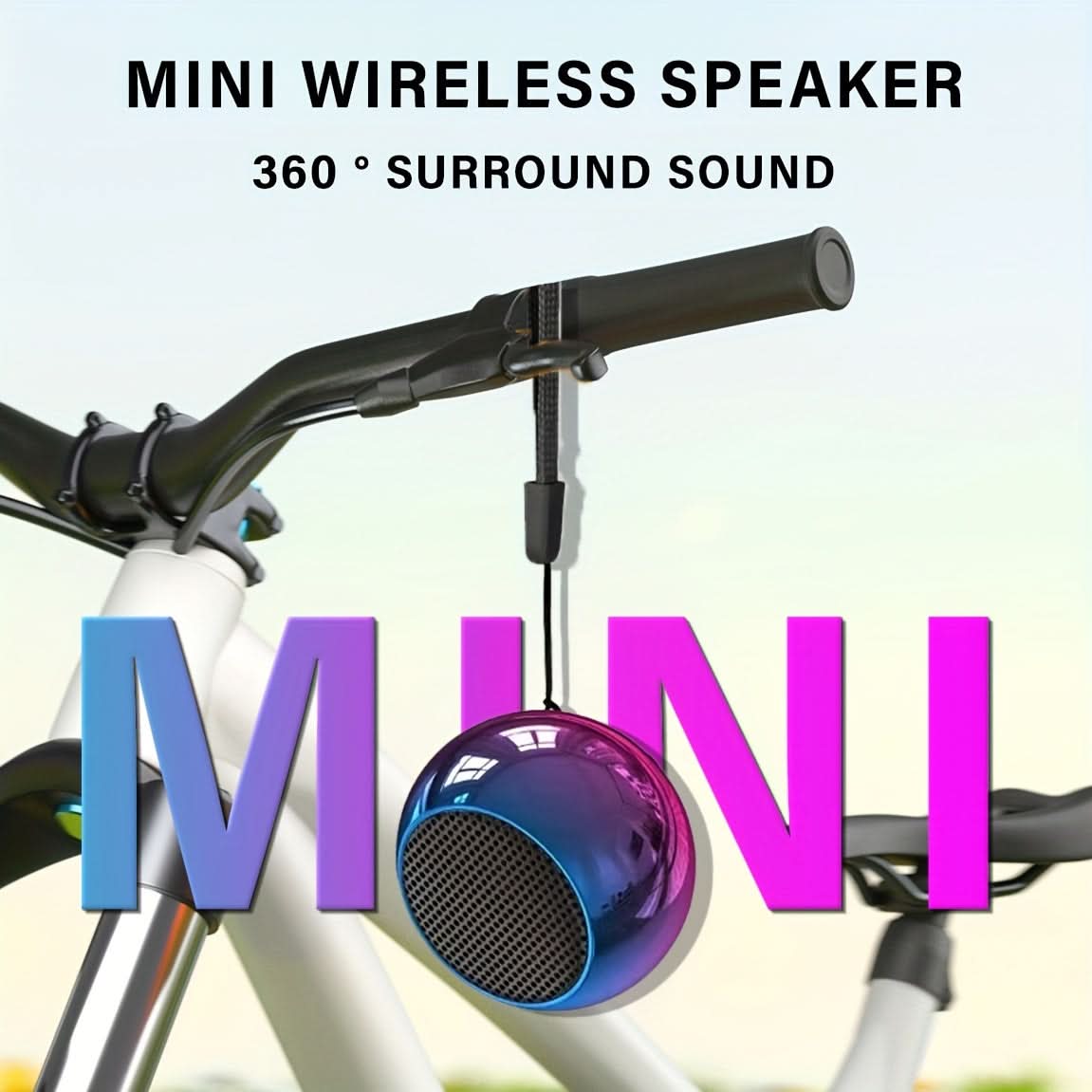 Mini Wireless Speaker with 360° Surround Sound