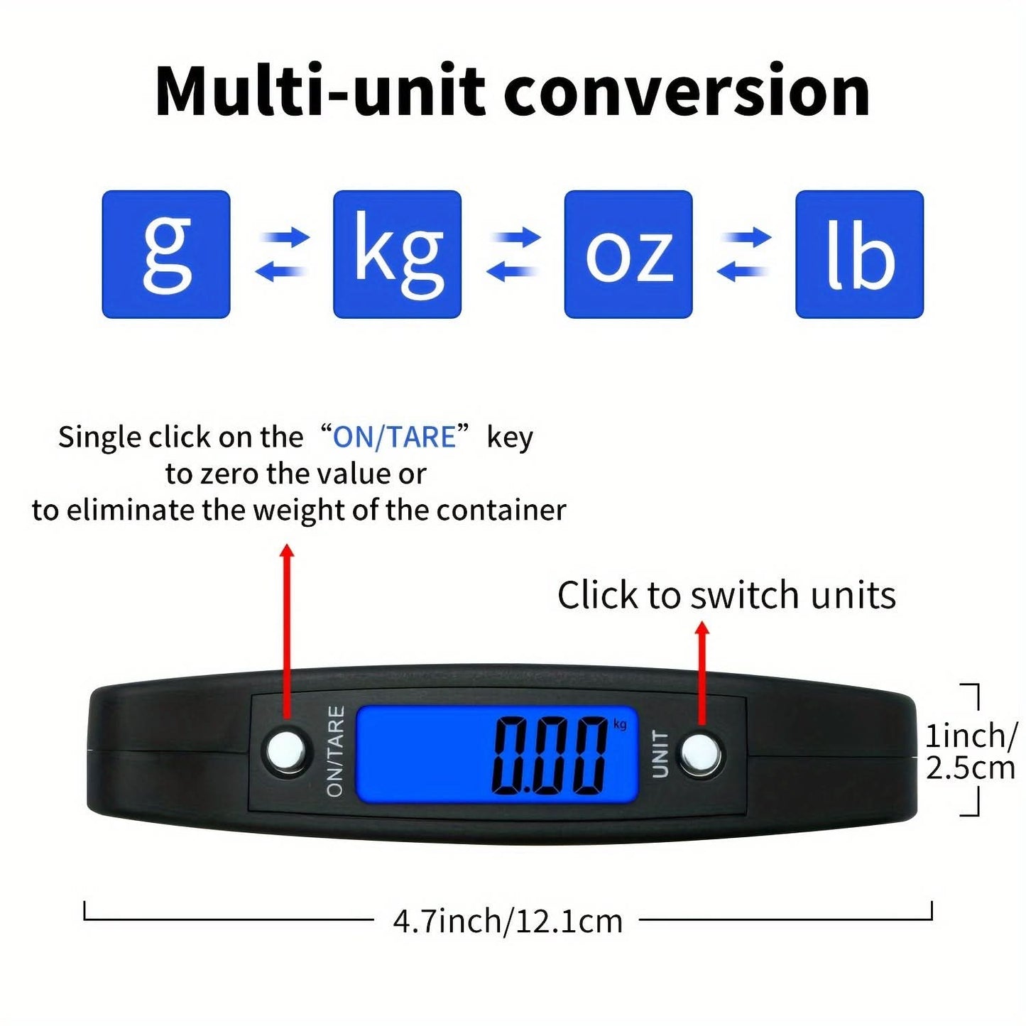 Portable Digital Luggage Scale for Travelers