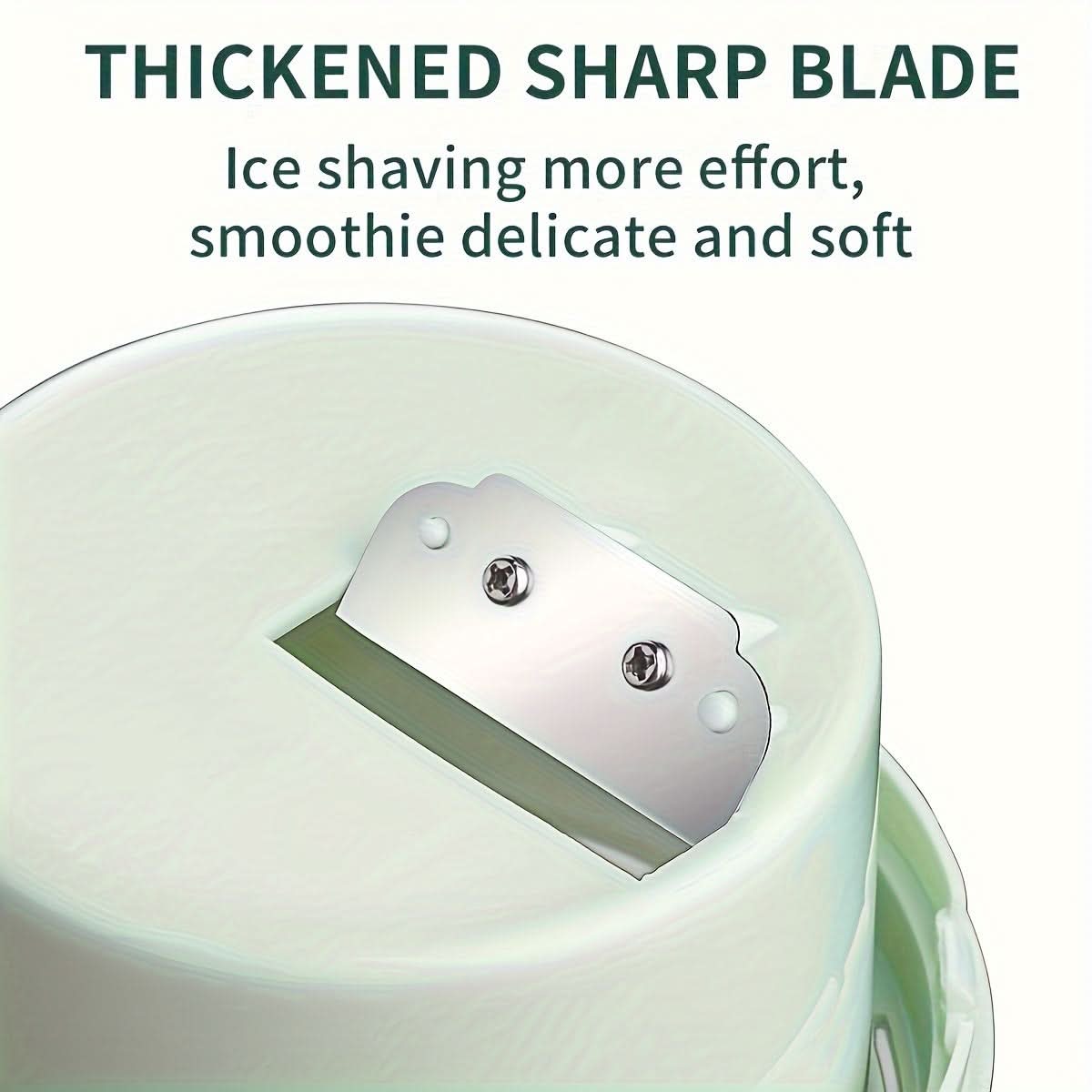 Stainless Steel Manual Ice Shaver – Portable Snow Cone & Slushie Maker