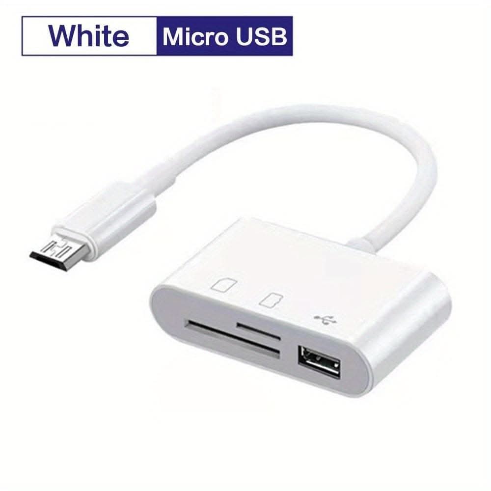3-in-1 SD Card Reader OTG Adapter