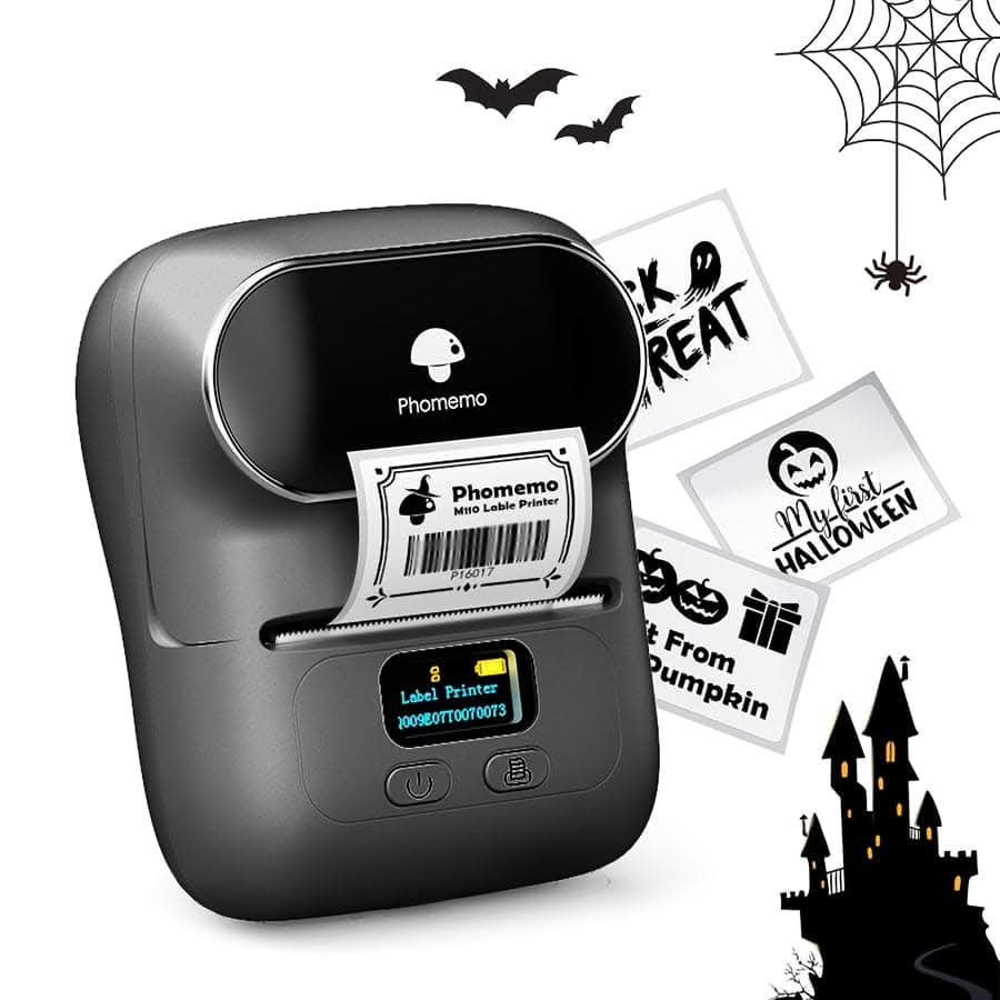 Compact Wireless Thermal Label Printer for Mobile