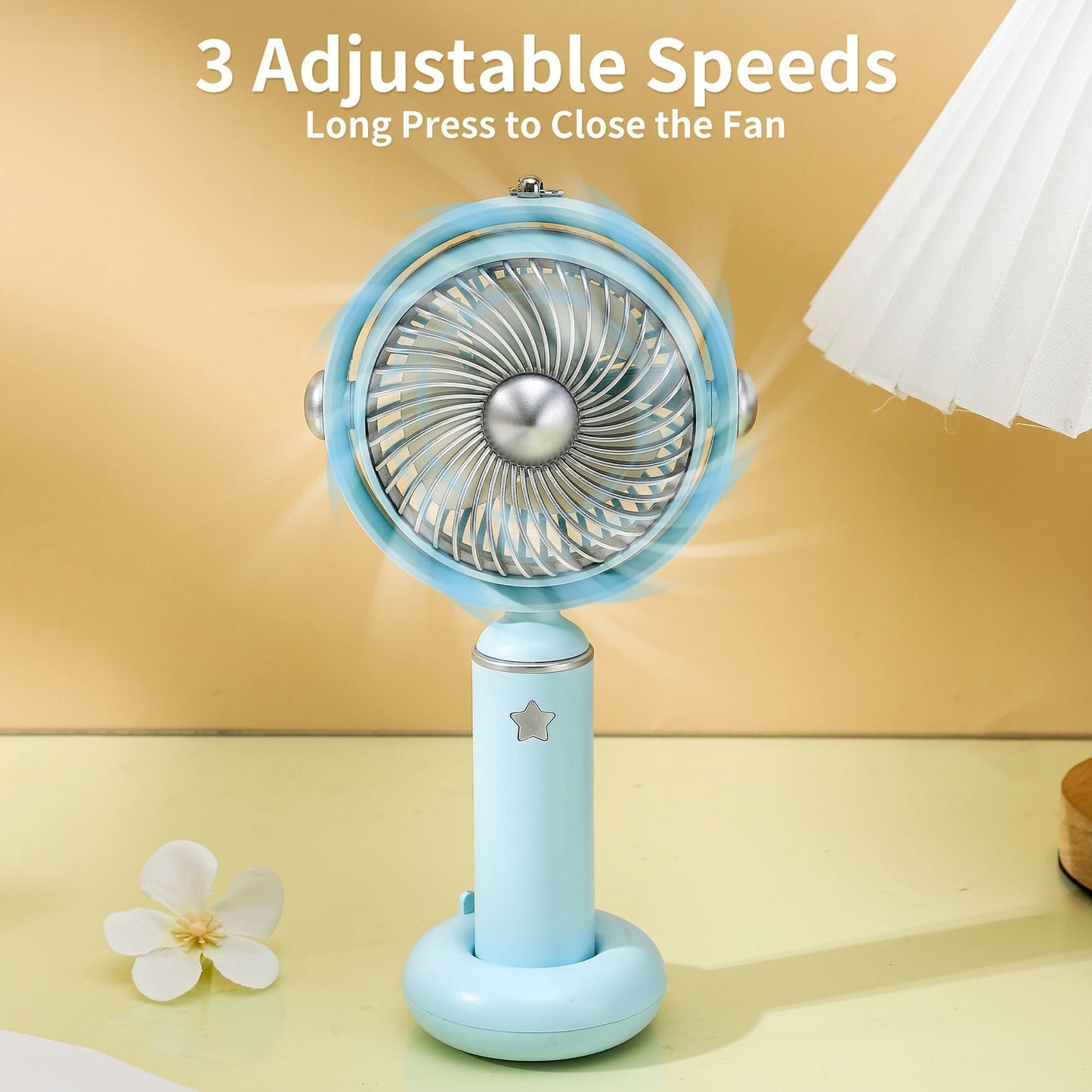Chic USB Rechargeable Mini Handheld Fan
