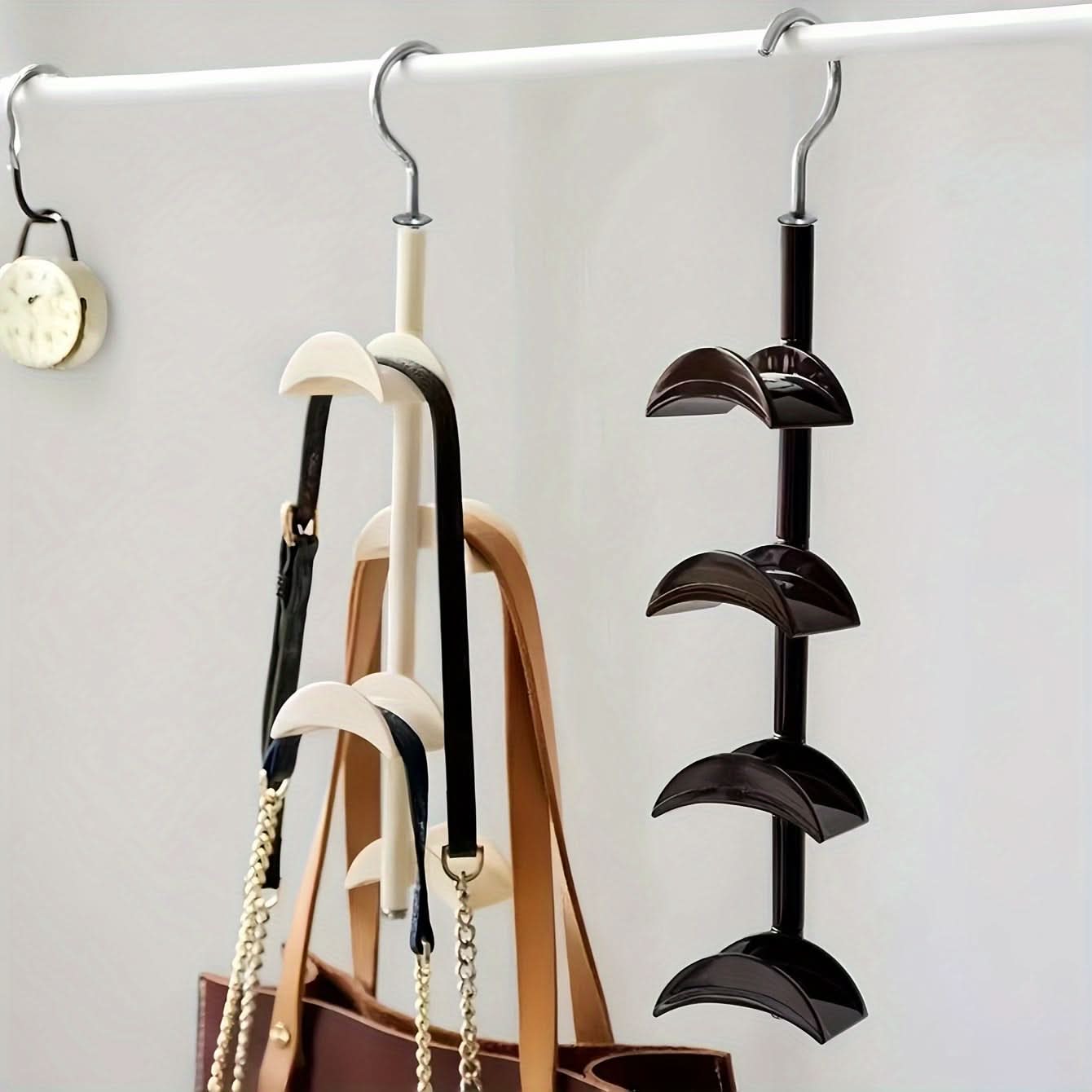 Rotatable Metal Bag Hook