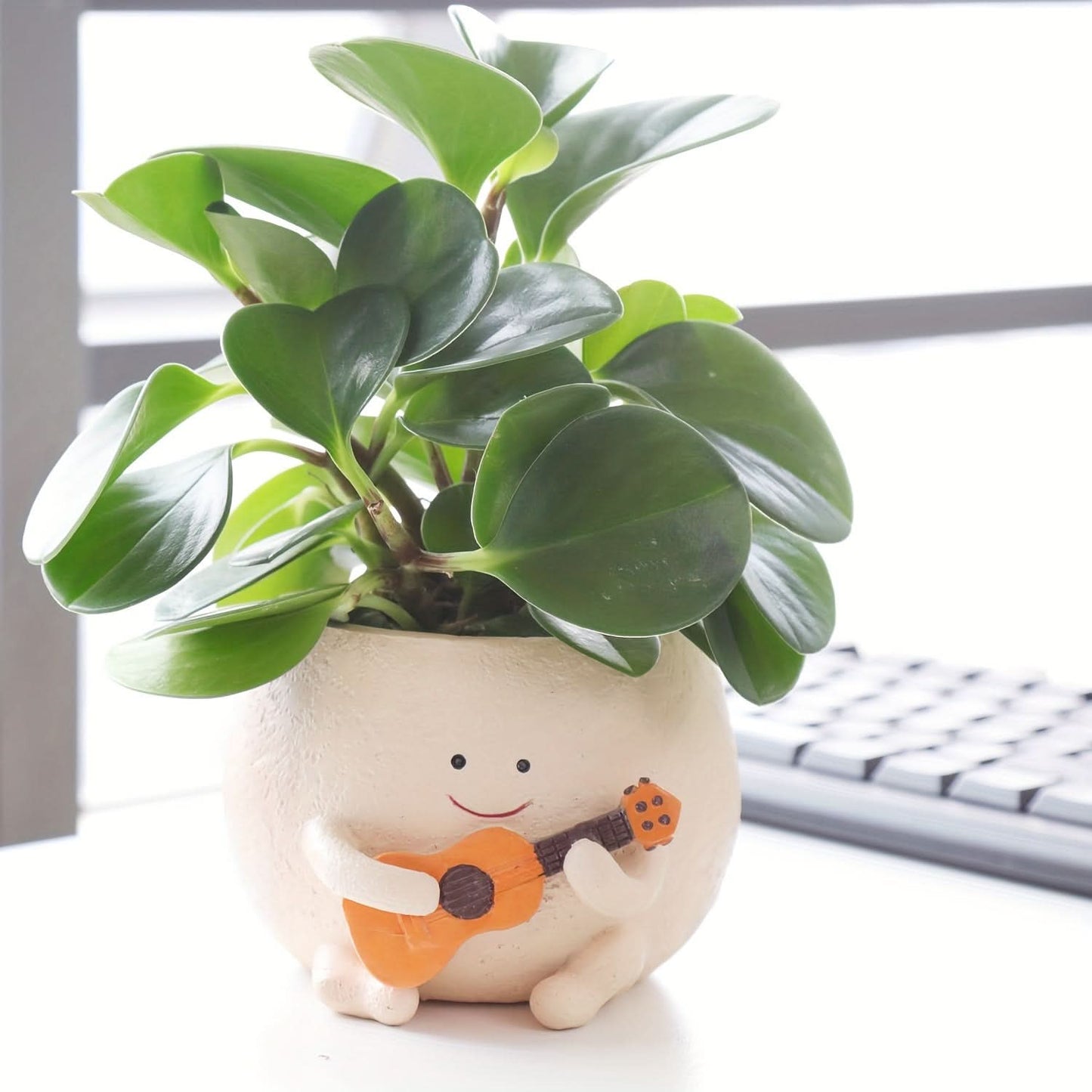 Unique Guitar Figurine Resin Planters