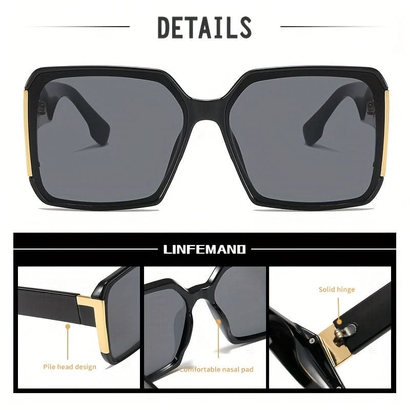 Fashion Large Frame Glasses – Chic Outdoor Accessory