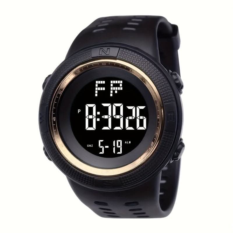 Men's Large Dial Sports Electronic Watch