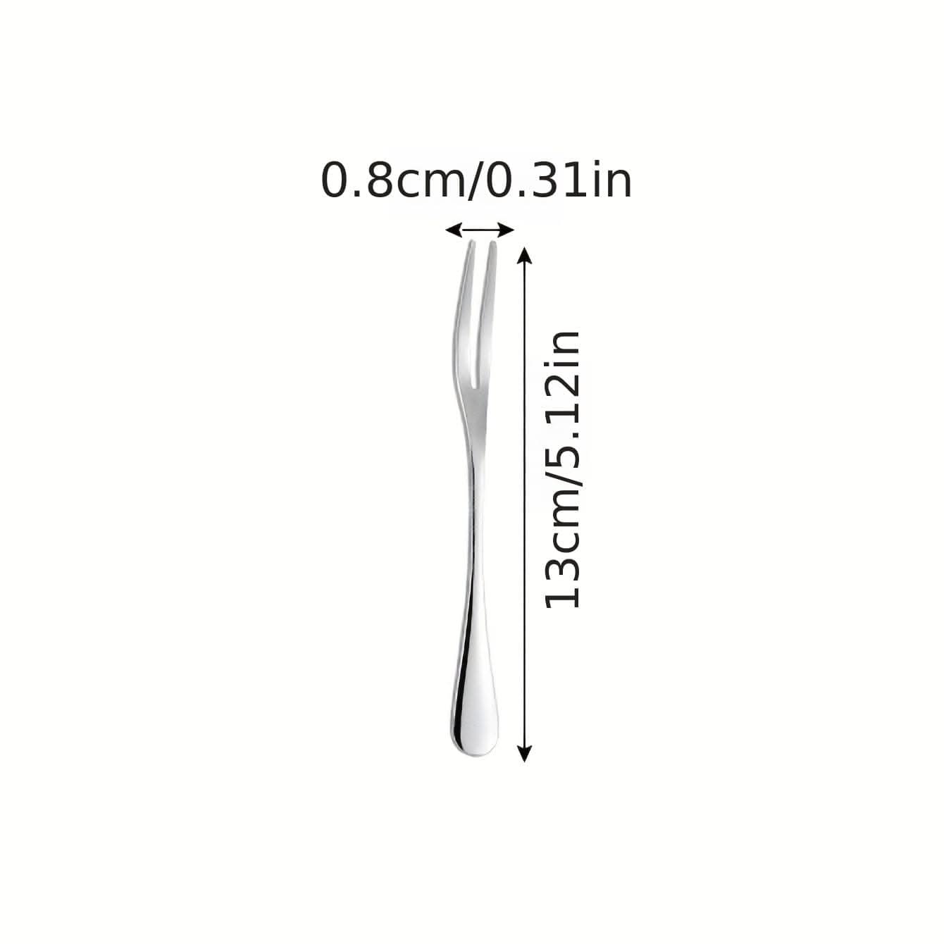 10-Piece Stainless Steel Fork Set