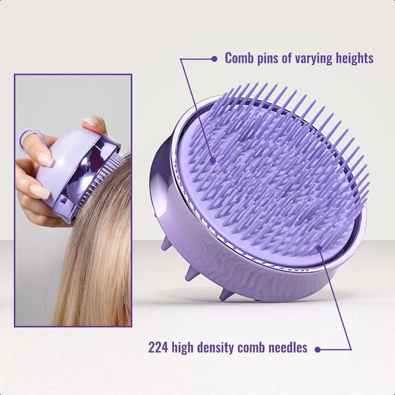 SHINLEA 2-in-1 Scalp Massager & Shampoo Brush