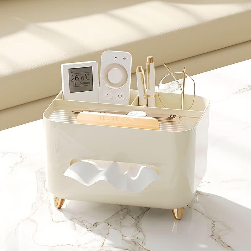 Luxury Multi-Functional Tissue Box & Organizer