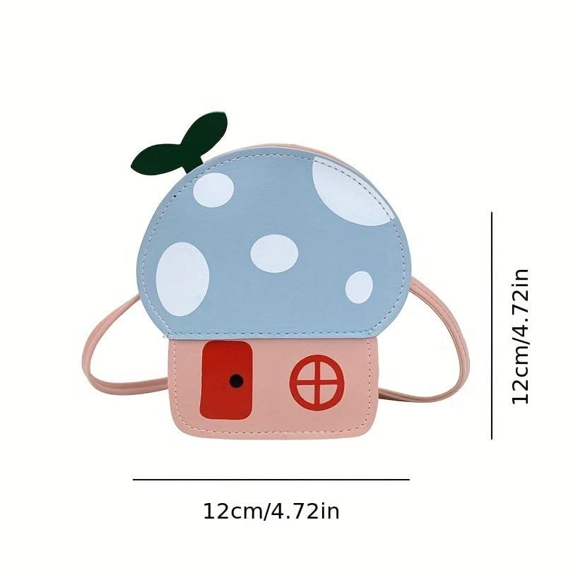 Mushroom-Shaped Crossbody Bag for Kids
