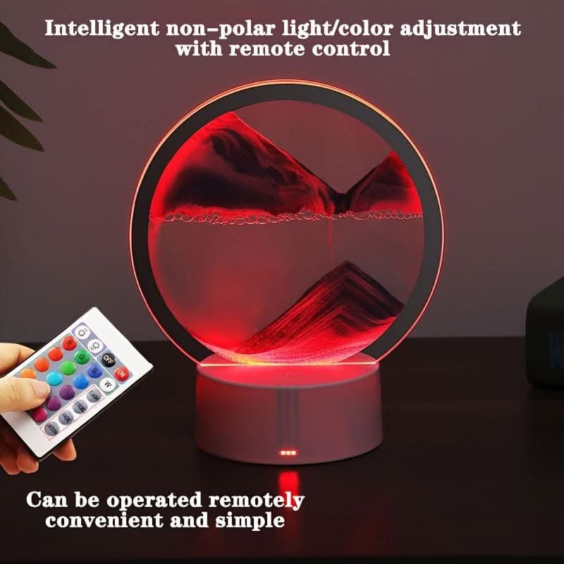 3D LED Moon Lamp with Stand – 16 Colors, Remote Control, USB Powered