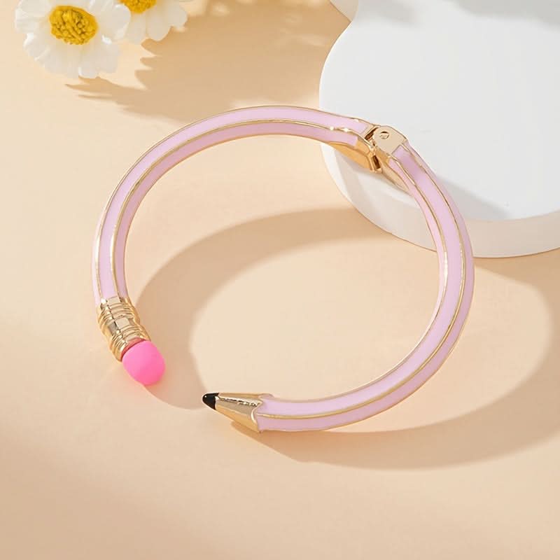 Chic Pencil Design Zinc Alloy Cuff Bracelet