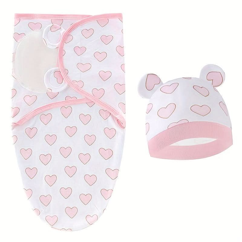 Adjustable Baby Swaddle Sleeping Bag - 0-6 Months