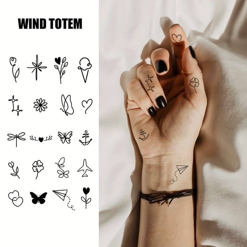 WIND TOTEM Waterproof Temporary Tattoo Stickers