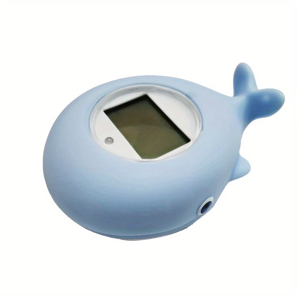 1pc Cartoon Whale Water Thermometer, 3-in-1 High Precision Induction