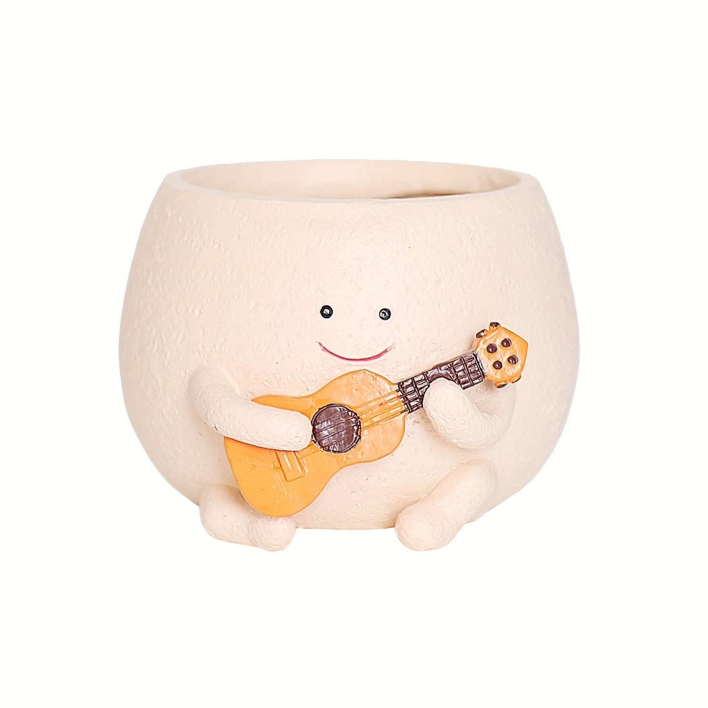 Unique Guitar Figurine Resin Planters
