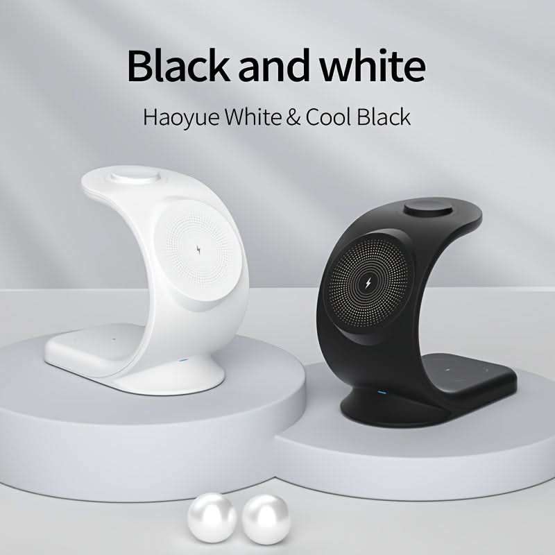 3-in-1 Wireless Charging Station for iPhone, Apple Watch, and Air Pods