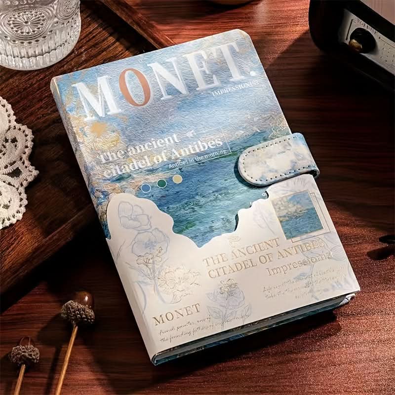 Monet-Inspired Hardcover Journal – Vibrant Colorful Illustrated Pages