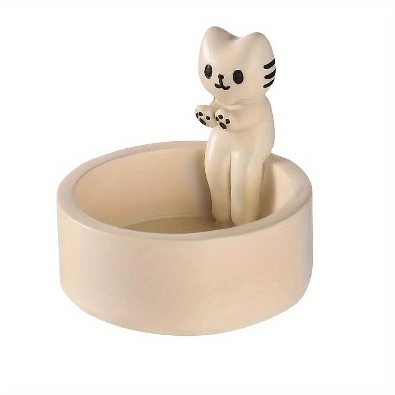 Adorable Cat Candle Holder, Cute Room Decor