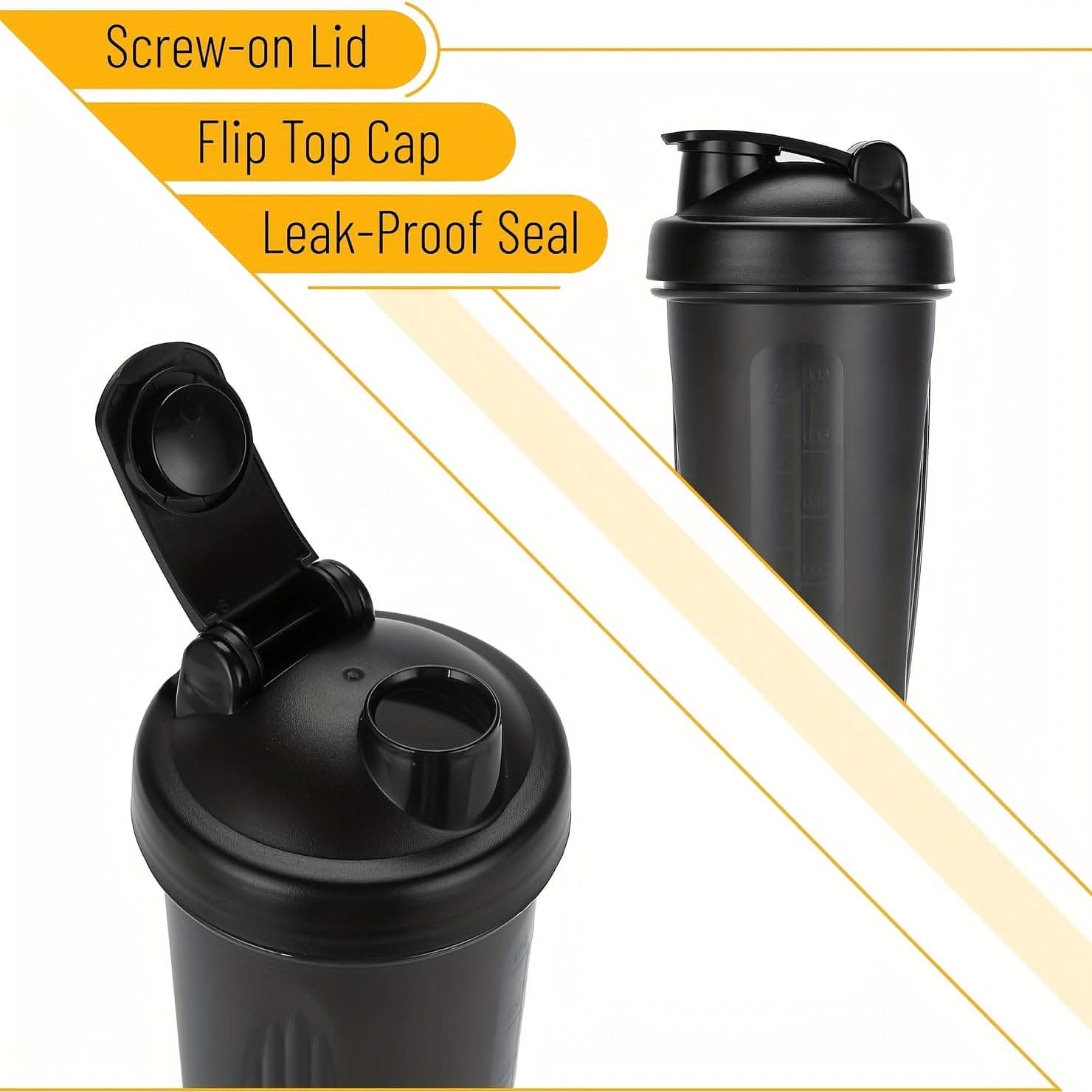 28oz Protein Shaker Bottle – Leak-Proof & Durable