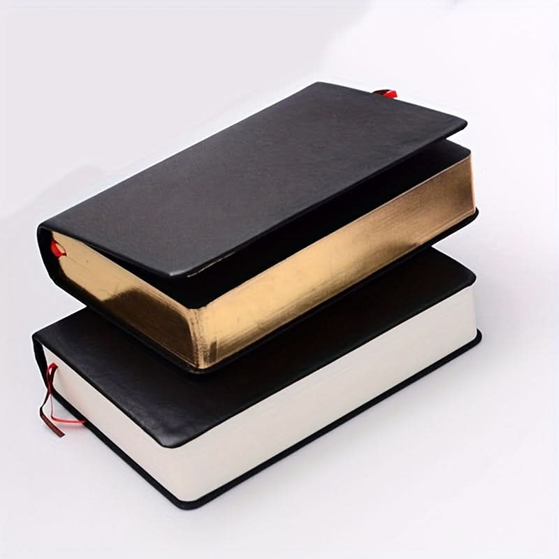 Vintage A6 Journal with Golden Trim – Extra Thick Pages