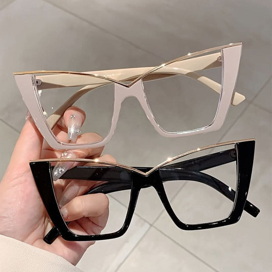 Fashion Cat Eye Glasses for Women – Chic Non-Prescription Eyewear