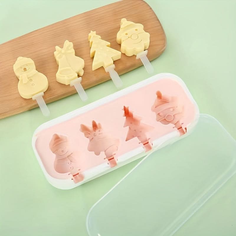 BPA-Free Silicone Ice Pop Mold - DIY Popsicle & Ice Cream Maker