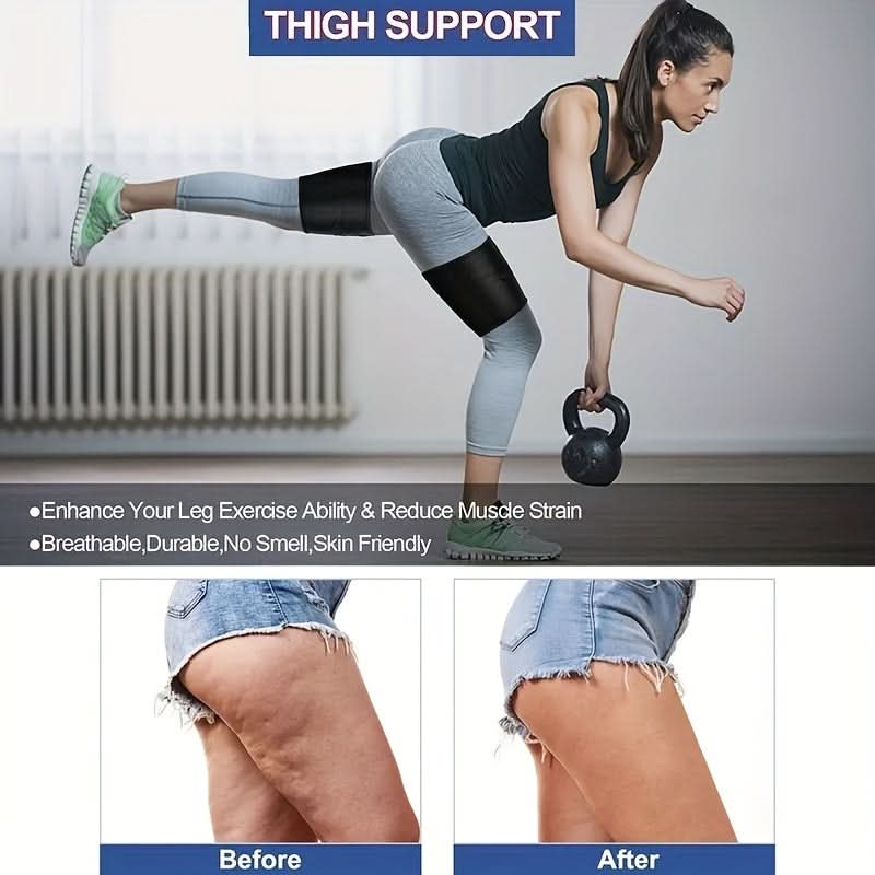 Unisex Adjustable Sauna Thigh Sweat Bands for Fitness & Shaping