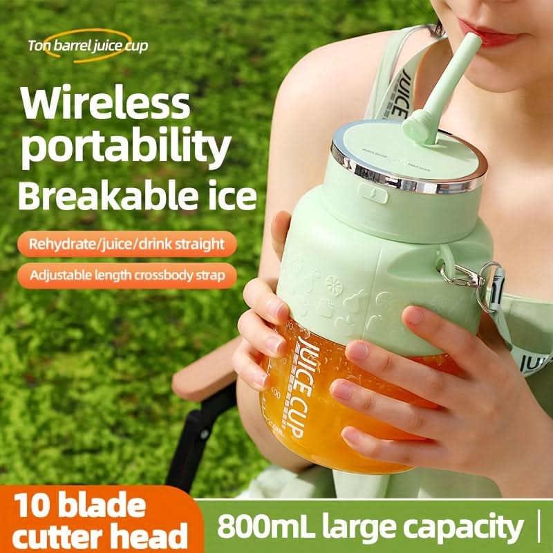 Tom & Barrel 800ml Portable USB Rechargeable Electric Juicer Cup