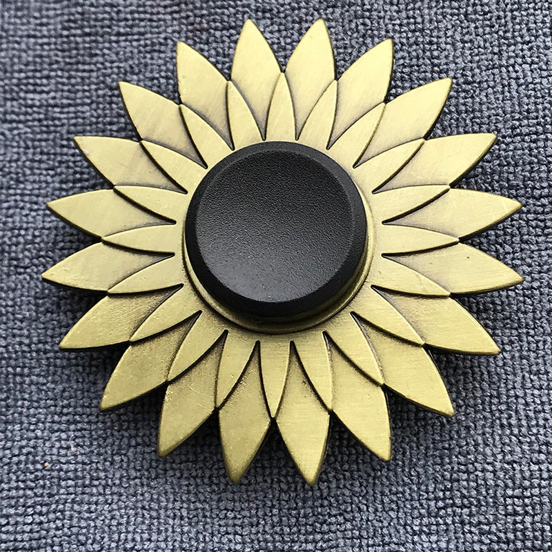 Bronze Alloy Fidget Spinner for Adults – Stress Relief Finger Gyroscope Toy