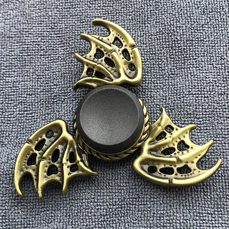 Bronze Alloy Fidget Spinner for Adults – Stress Relief Finger Gyroscope Toy