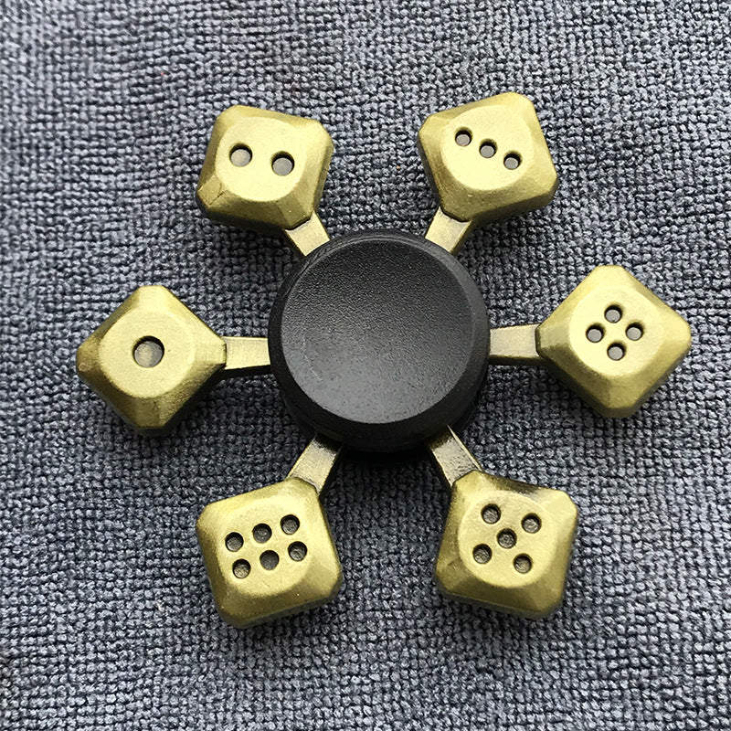 Bronze Alloy Fidget Spinner for Adults – Stress Relief Finger Gyroscope Toy