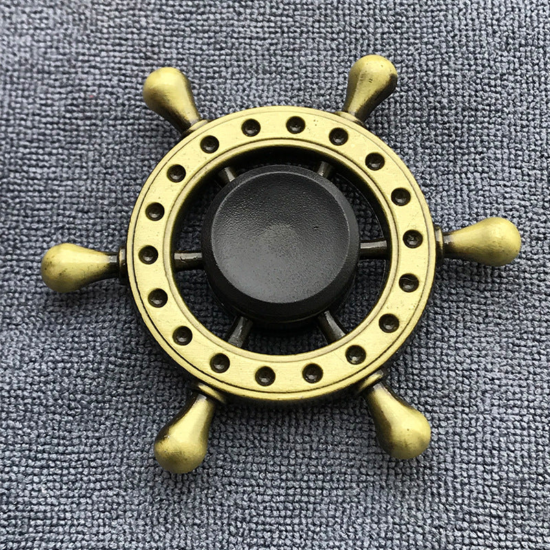Bronze Alloy Fidget Spinner for Adults – Stress Relief Finger Gyroscope Toy