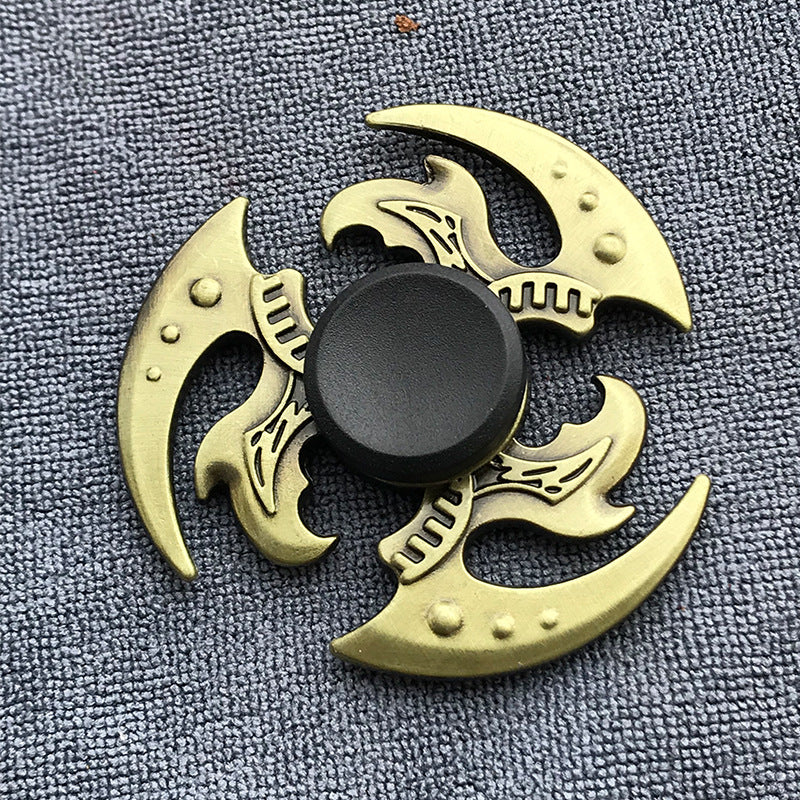 Bronze Alloy Fidget Spinner for Adults – Stress Relief Finger Gyroscope Toy