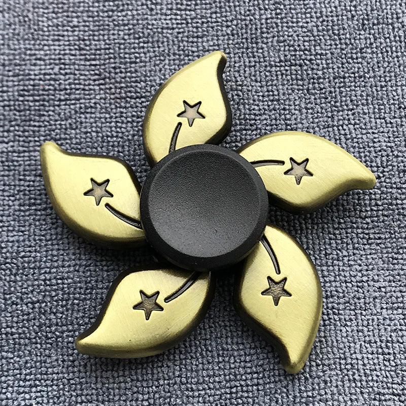 Bronze Alloy Fidget Spinner for Adults – Stress Relief Finger Gyroscope Toy
