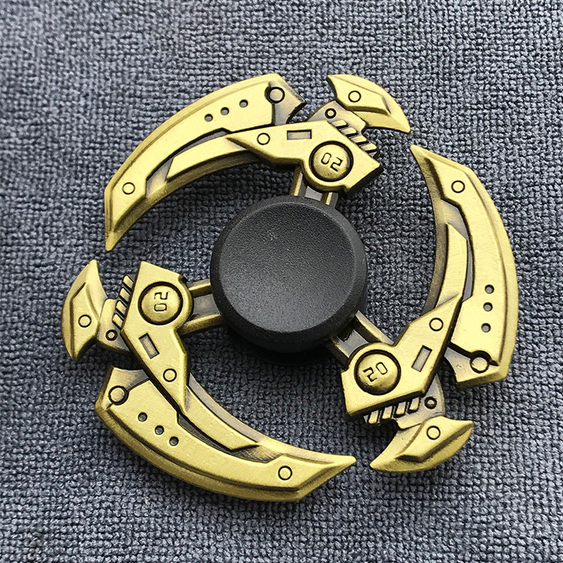 Bronze Alloy Fidget Spinner for Adults – Stress Relief Finger Gyroscope Toy